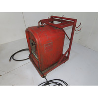 IDEALARC 250 AC DC STICK TOMBSTONE WELDER WITH WHEELS Leads Single Phase Tested
