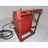 IDEALARC 250 AC DC STICK TOMBSTONE WELDER WITH WHEELS Leads Single Phase Tested