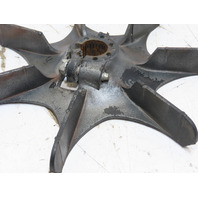 6-1/2" Diameter Plastic Motor Fan For Baldor 5/8" Splined or Keyed Shaft