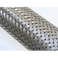 1-1/2x28" 1-7/8-12 -24 JIC 37 Flare Braided SS Metal Flex Pipe C/S 2-1/2" Flange