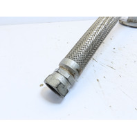 1-1/2x28" 1-7/8-12 -24 JIC 37 Flare Braided SS Metal Flex Pipe C/S 2-1/2" Flange