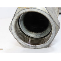1-1/2x28" 1-7/8-12 -24 JIC 37 Flare Braided SS Metal Flex Pipe C/S 2-1/2" Flange
