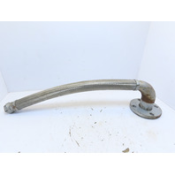 1-1/2x28" 1-7/8-12 -24 JIC 37 Flare Braided SS Metal Flex Pipe C/S 2-1/2" Flange