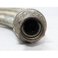 1x35" 1-5/16-12 -16 JIC 37 Flare Braided SS Metal Flex Pipe Hose 1-1/2" Flange