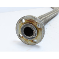 1x35" 1-5/16-12 -16 JIC 37 Flare Braided SS Metal Flex Pipe Hose 1-1/2" Flange
