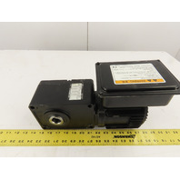 Fuji VC01-400MHPHKB MLC6063C 100 Watt Geared Motor 400:1 4.5 RPM 220V 3PH