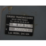 Girard 110 VSX 1/45 GTSA F 110 VS Low Backlash Servo Gear Reducer 45:1