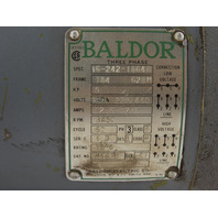 Baldor 36-242-1864B M3613 5HP 208-220/440V 3PH 3450RPM 184 Frame TEFC Motor
