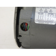 Baldor 1HP 208-230/460V 3PH 3450RPM 56CZ Frame Long Shaft OPEN Motor