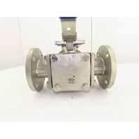 Avco 7100 Series 3Way Full Port Class150 2"DN50Flanged Diverter Ball Valve 316SS