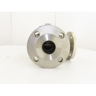 Avco 7100 Series 3Way Full Port Class150 2"DN50Flanged Diverter Ball Valve 316SS