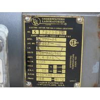 Baldor 2HP 208-230/460V 3PH 1725RPM 184 Frame TEFC Motor For Hazardous Locations