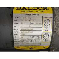 Baldor CM3546 1HP 1725RPM Frame 56C 3PH Phase TEFC 208-230/460V Motor
