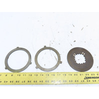 BRAKE FRICTION DISC PAD With FRICTION RINGS USED
