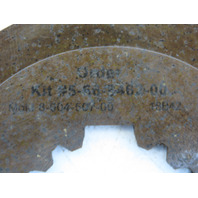 BRAKE FRICTION DISC PAD With FRICTION RINGS USED