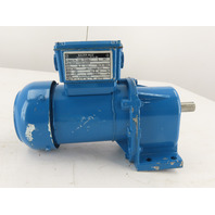 BAUER MLD BG06-11/D04LA4/AM .15HP 235RPM 230/460V 6.89:1 Ratio Gear Motor