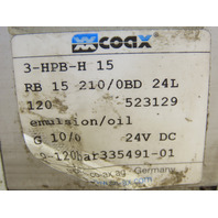 Coax 3-HPB-H 15 Electromagnetic 24V DC Pressure Control Valve