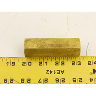 Alkon Brass Inline Ball Check Valve 1/2" NPT 3-1/4" Long