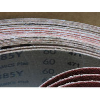VSM Abrasives 315145 3x132" 60 Grit Ceramic Abrasive Polyester Cloth Belt QTY 50