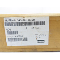 Parker HUFR-4-045-RD-0500 Microweld Polyurethane 1/4"O.D. Push-Lock Red Tubing
