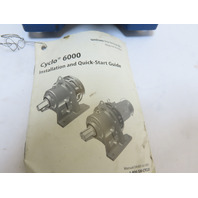 Sumitomo Cyclo CNHM01-6060C-B-21 Gear Drive Gearmotor 1/8HP Motor Ratio 21 83RPM
