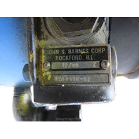 Barnes Prestolite 24VDC DC Volt Hydraulic Pump 1-Way With 24V Valve Yale MPB040
