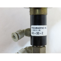 Norgren 3-way mini manual valve Yellow push button Control Valves A3-30-2