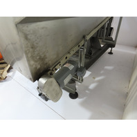 Hoppmann SS Stainless Surge Hopper Conveyor Wide Belt Elevating Prefeeder