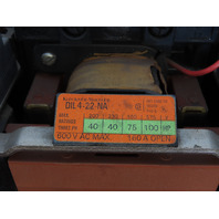 Klockner-Moeller 210A 40 to 100 HP 120V AC VAC Coil Contactor NEMA SIZE 4