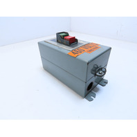 ALLEN BRADLEY 609-BJW PUSHBUTTON STARTER SER. K SIZE 1 TYPE 12 3PH