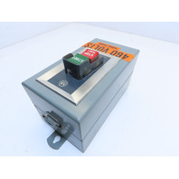 ALLEN BRADLEY 609-BJW PUSHBUTTON STARTER SER. K SIZE 1 TYPE 12 3PH