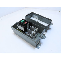ALLEN BRADLEY 609-BJW PUSHBUTTON STARTER SER. K SIZE 1 TYPE 12 3PH