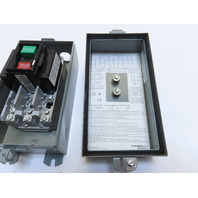 ALLEN BRADLEY 609-BJW PUSHBUTTON STARTER SER. K SIZE 1 TYPE 12 3PH