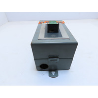 ALLEN BRADLEY 609-BJW PUSHBUTTON STARTER SER. K SIZE 1 TYPE 12 3PH