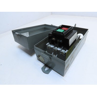 ALLEN BRADLEY 609-BJW PUSHBUTTON STARTER SER. K SIZE 1 TYPE 12 3PH