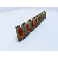 Parker Parkrimp 80C-A06 43 Series -6 / 3/8" Orange Hose Crimping Die Set / Tool