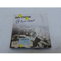 SAPPHIRE DIAMOND CHAIN 06B-1X10FT 3/8IN PITCH BS SIMP (NEW IN BOX)
