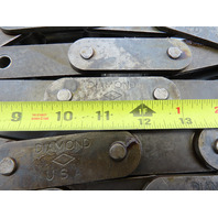 Diamond Chain C2100H 10FT Cottered Double Pitch Roller Chain no con link USA