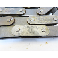 Diamond Chain C2100H 10FT Cottered Double Pitch Roller Chain no con link USA