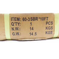 Whitney 60-3 SBR10FT Riveted 10FT Triple Stran Roller Chain 60-3 SBR NEW