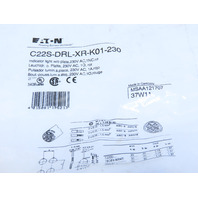 Eaton C22S-DRL-XR-K01-230 C22 22.5mm Compact Pushbutton Illuminated Button LED