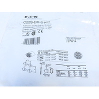Eaton C22S-DR-S-K01 Compact Pushbutton Non-illuminated Maintained Black Flush