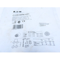 Eaton C22S-WRK-K01 2 Position Rotary Selector Switch Maintained 40&deg; 1NC BLK&WHT