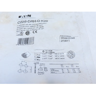 Eaton C22S-DRH-G-K20 Compact Pushbutton Maintained Non-illuminated Green Button