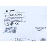 Eaton C22-DR-X-K02 Compact Pushbutton Non-illuminated Maintained No button