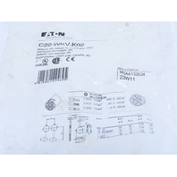 Eaton C22-WKV-K02 2 Position Rotary Selector Switch Momentary 60&deg; 2NC BLK&WHT