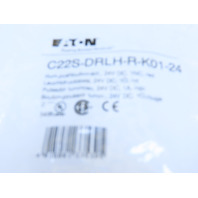 Eaton C22S-DRLH-R-K01-24 Compact Pushbutton Illuminated Maintain Red Extend 1NC