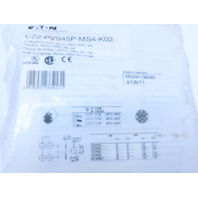 Eaton C22-PVS45P-MS4-K02 Compact Pushbutton Emergency Stop MS4 Key-release Red