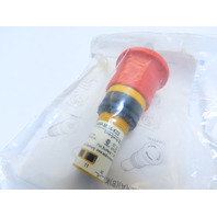 Eaton C22-PVS45P-MS4-K02 Compact Pushbutton Emergency Stop MS4 Key-release Red