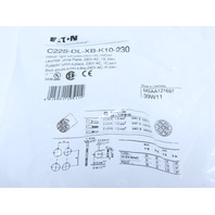 Eaton C22S-DL-XB-K10-230 Pushbutton Illuminated Momentary Blue No Lense